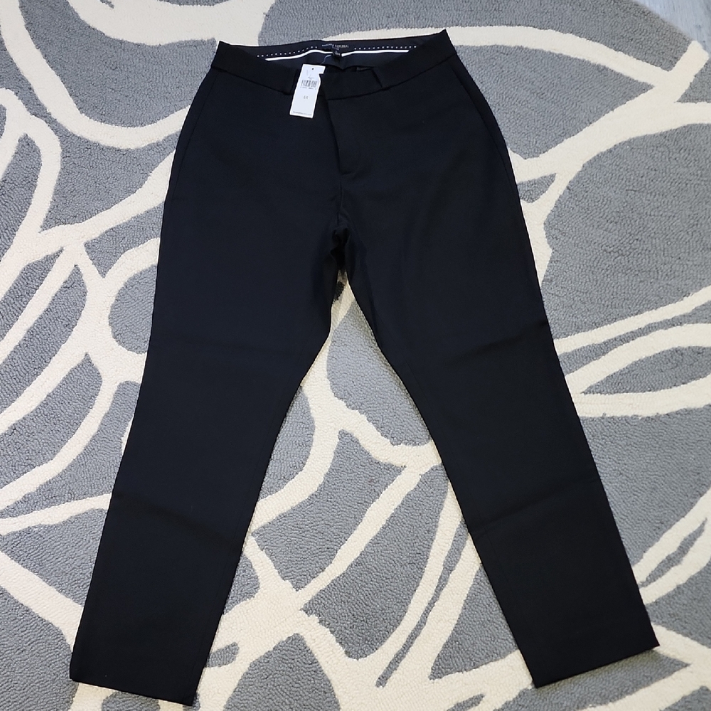 Banana Republic Womens 6R Curvy Sloan Black Dress Pants